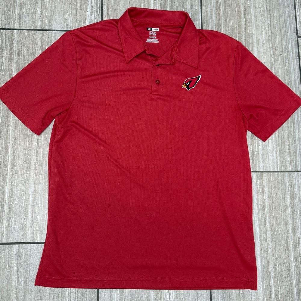 NFL Arizona Cardinals Red Polo Shirt XL